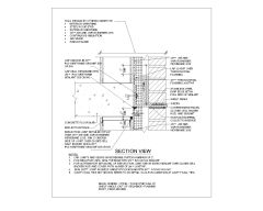 Free AutoCAD 2D Drawing for Brick Veneer Or Steel Or Wood Stud Wall Shelf Angle-1