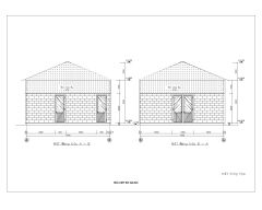 Free AutoCAD Drawing of American Standard Metal Structure High Roof Design- (4)
