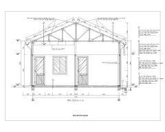 Free AutoCAD Drawing of American Standard Metal Structure High Roof Design- (6)