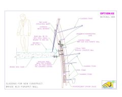 Free AutoCAD 2D Editable Drawings for Brdige Cladding Design with Details - 1
