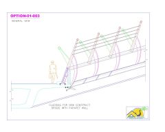 Free AutoCAD 2D Editable Drawings for Brdige Cladding Design with Details - 7