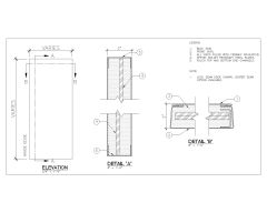 Free AutoCAD 2D Editable Drawings for Bullet Resistant Steel Doors Fire Rated-2