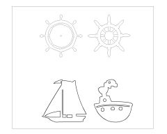 Free AutoCAD 2D Children Rooms Decoration Symbols - 14