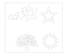 Free AutoCAD 2D Children Rooms Decoration Symbols - 24