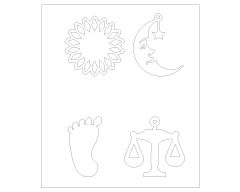 Free AutoCAD 2D Children Rooms Decoration Symbols - 28