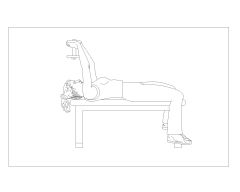 Free CAD Drawing of French Style Gym Sports Equipment with Typical Details- (6)