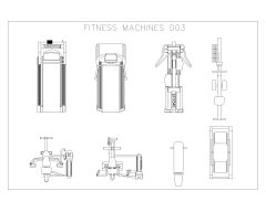 Free AutoCAD Drawing of Gym Equipment's (15)