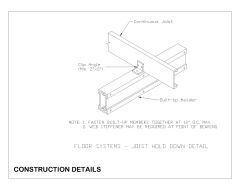 Free AutoCAD 2D Drawings for Load Bearing Wall Curtain Bridging -19