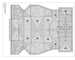 Free AutoCAD 2D New Church Detailed Roofing Plan with Detailith Detail