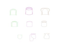 Free AutoCAD 2D Detailed Drawing for Meeting Room Chairs with Tables-17