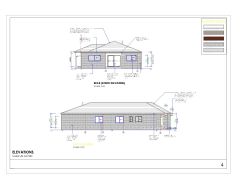Free AutoCAD 2D Editable Drawings for Austrialian Houses Elevation - 02