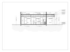 Free AutoCAD Drawing of Steel Building with H Beam & Metal Truss Detailed Long Section