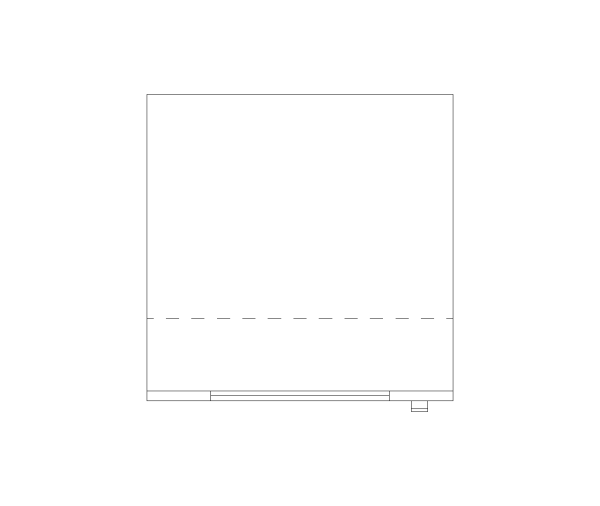Wine Cooler CAD Block. Free DWG AutoCAD Imperial drawing available to download