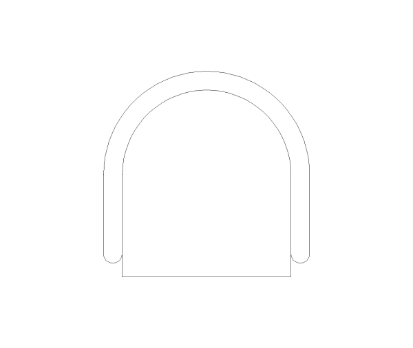 Dining Armchair CAD Block. Free DWG AutoCAD Imperial drawing available to download