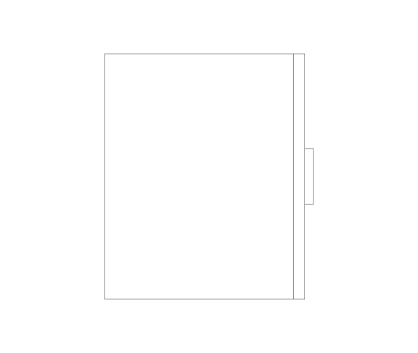 Nightstand CAD Block. Free DWG AutoCAD Imperial drawing available to download