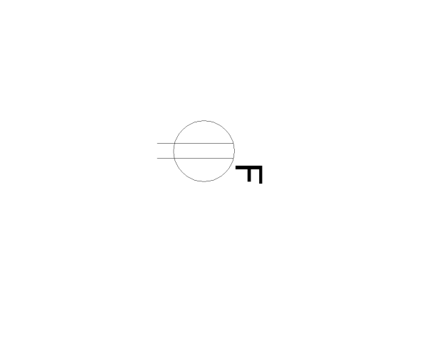 Floor Outlet Symbol CAD Block. Free DWG AutoCAD Imperial drawing available to download