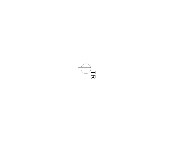 Single Pole Switch Symbol CAD Block. Free DWG AutoCAD Imperial drawing available to download