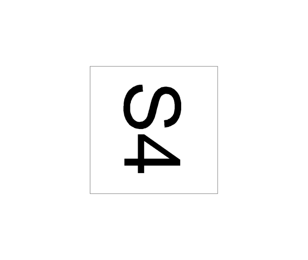 4-Way Switch Symbol CAD Block. Free DWG AutoCAD Imperial drawing available to download