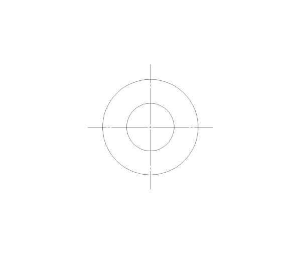 Pendant Light Symbol CAD Block. Free DWG AutoCAD Imperial drawing available to download