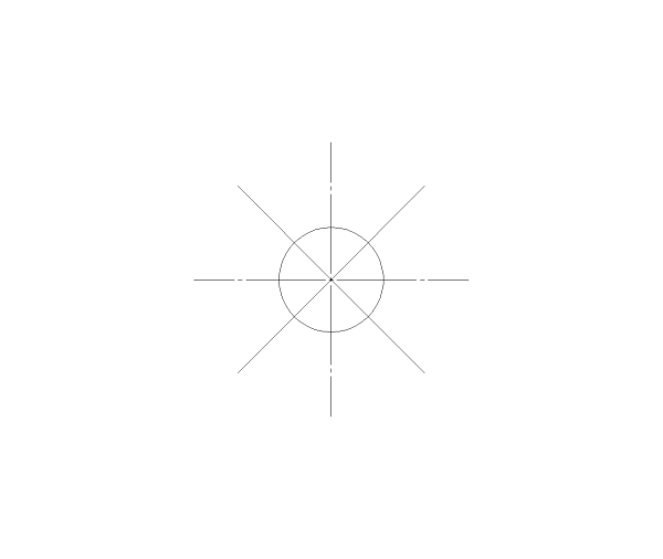 Chandelier Symbol CAD Block. Free DWG AutoCAD Imperial drawing available to download