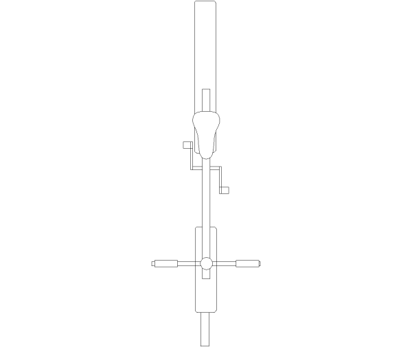 Bicycle Plan View CAD Block. Free DWG AutoCAD Imperial drawing available to download