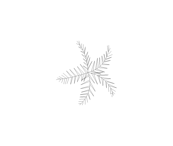 Tropical Tree Plan View CAD Block. Free DWG AutoCAD Imperial drawing available to download