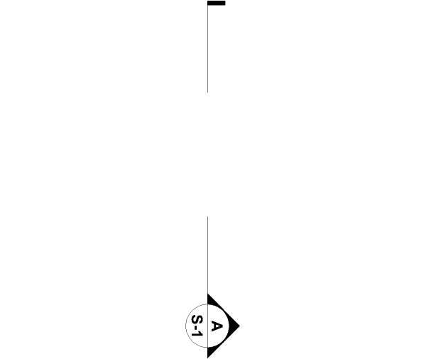 Section Cut Bubble Symbol CAD Block. Free DWG AutoCAD Imperial drawing available to download