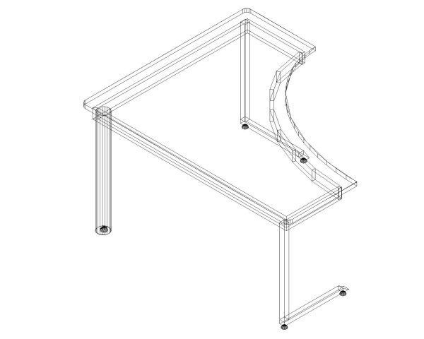 Free AutoCAD 3D Editable file of Office Furniture & Cabinet_ 2