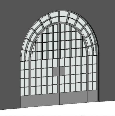 Arched Door Revit Family 1