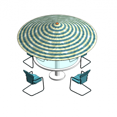 Patio furniture Revit family