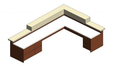 Generic Reception Desk Revit Family