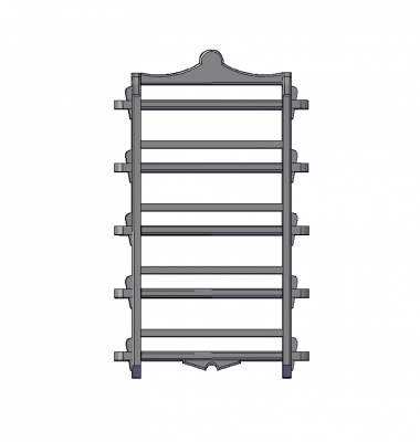 Blocco per appendere le spezie 3D blocco DWG