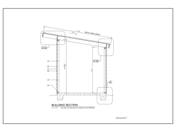 Free “CAD Drawings for 8 x 10 Wooden Shed Design Sectional Details