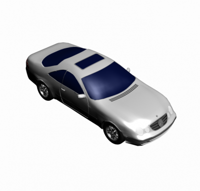 Mercedes CL500 3D Max model