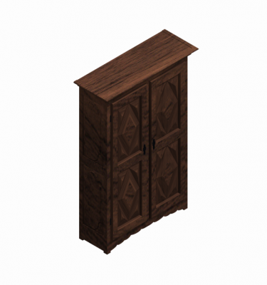 3DS modèle max armoire antique
