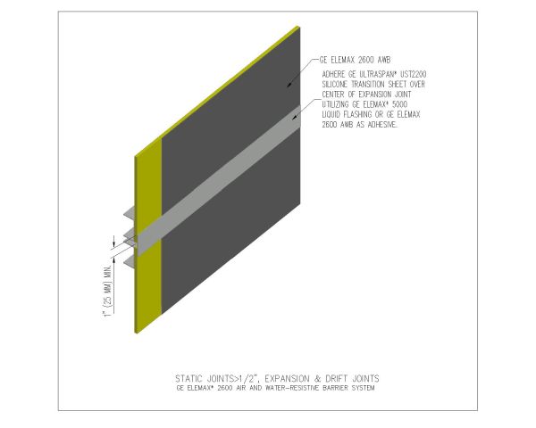 Free AutoCAD Drawings for Air & Water Resistive System Expansion & Drift Joints