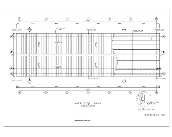 Free AutoCAD Drawing of American Standard Metal Structure High Roof Design- (2)