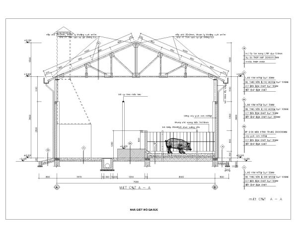 Free AutoCAD Drawing of American Standard Metal Structure High Roof Design- (5)