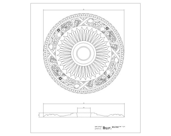 Free AutoCAD 2D Editable Drawings for Architectural Decoration Arts for Facades - 16