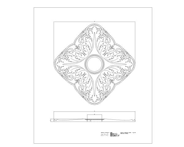 Free AutoCAD 2D Editable Drawings for Architectural Decoration Arts for Facades - 18