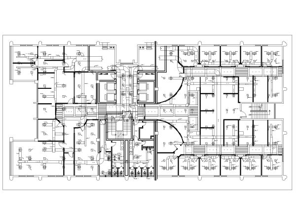 AC Ducting Plan for a commerical building CAD Block – DWG AutoCAD Editable Drawing (Free Download)