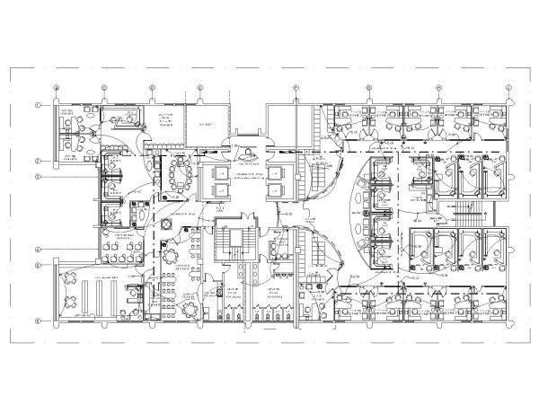 Free AutoCAD 2D Editable Drawings for Power Plan for 2nd Floor Plan _ 5