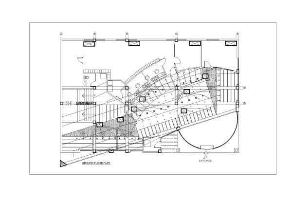 Free AutoCAD 2D Editable Drawings for Asian Style Bank FF AC Ducting Plan_ 1
