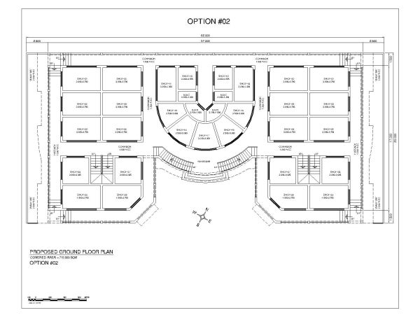 Free AutoCAD (DWG) file for Market Design Ground Floor Plan OP_2”