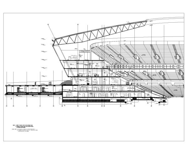 Free AutoCAD scaled DWG, Detailed Section Plan of Resturaunt”