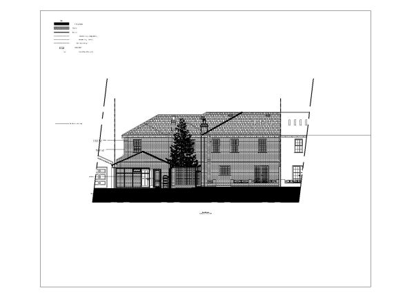 Free AutoCAD Australian Style Hilly Houses Elevation_2