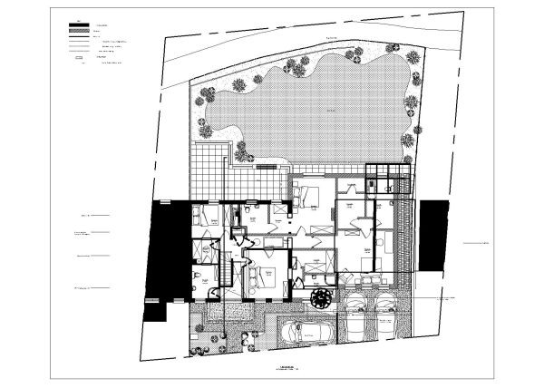 Free AutoCAD file for First Floor Plan_2 Australian Style Hilly Houses