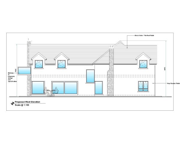 Free AutoCAD Australian Style Hilly Houses Elevation_4