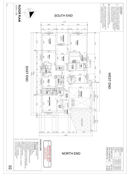 Free AutoCAD 2D Editable Drawings for Tinny Houses Detailed Floor Plan