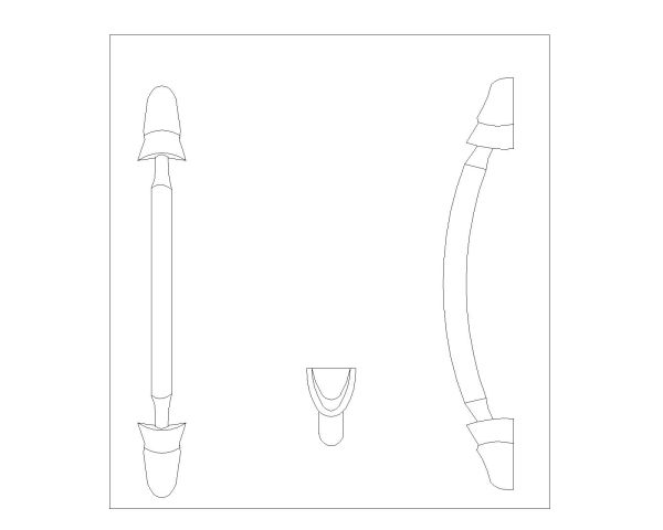 Free “AutoCAD file with multiple units for Bathroom Accessories 10”